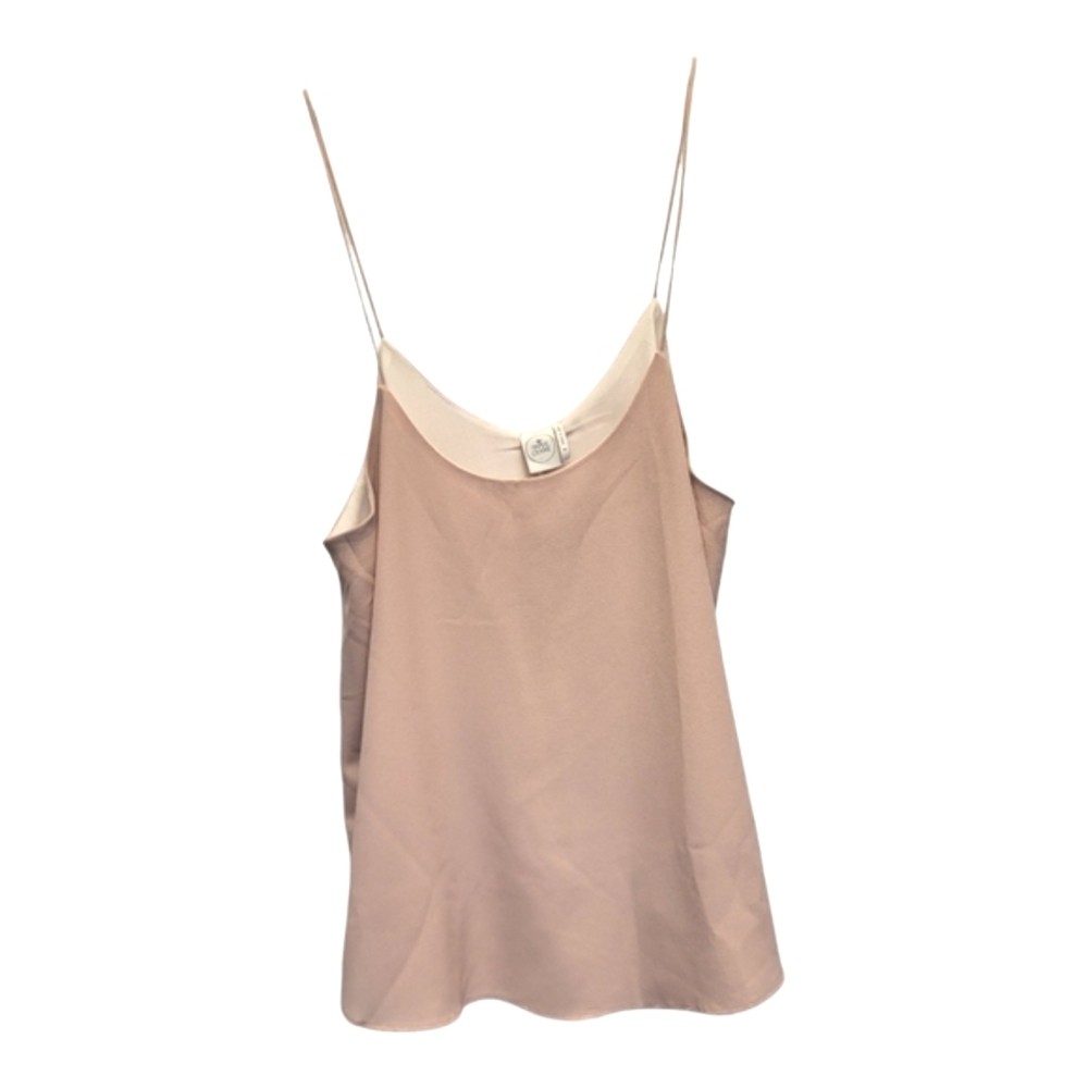 Paper Crane Blush Pink and Cream Layered Cami Top - Size S